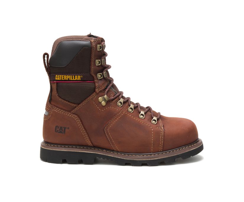 Panske Pracovne Topanky Caterpillar - Alaska 2.0 8 Waterproof Thinsulate™ Steel Toe - Tmavo Hnede (